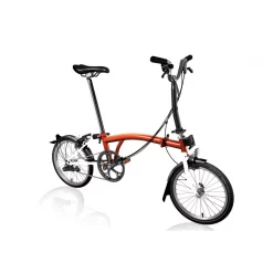 Bicicleta Brompton M6L P50 C-Line Black Edition Flame Laq 23