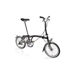 Bicicleta Brompton M6L Plat 50 Titanium CON LUZ