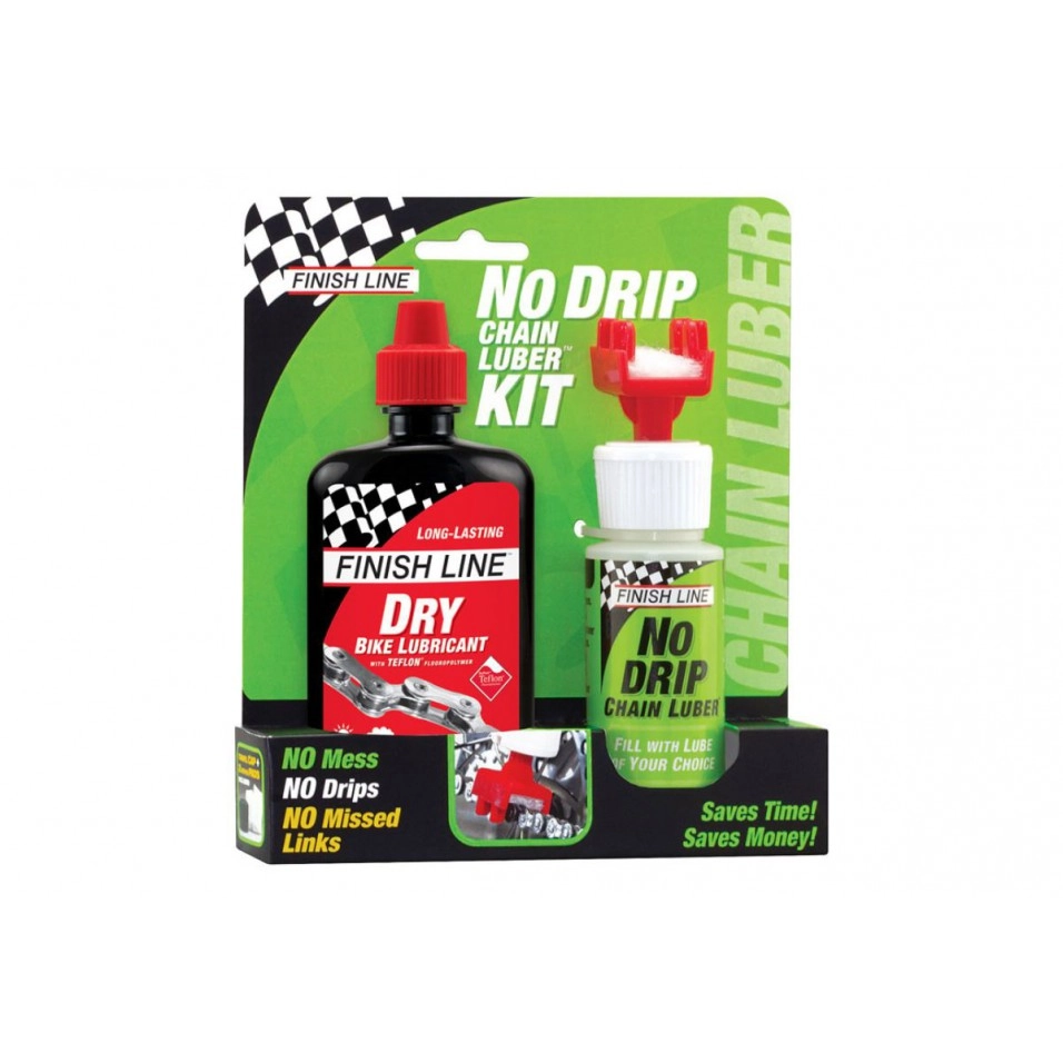 FINISHLINE Kit Finish Line Aplicador Antigoteo + Lubricante Dry Teflon 4oz 1 FINISHLINE Kit Finish Line Aplicador Antigoteo + Lubricante Dry Teflon 4oz